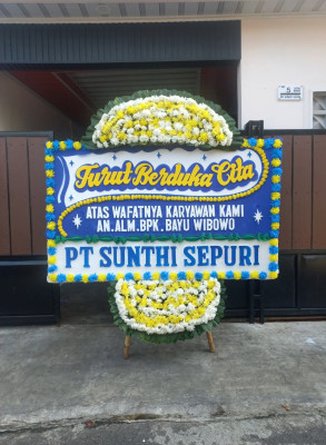 Papan Bunga Duka di Tangma