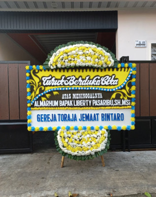 Papan Bunga Duka di Tangma